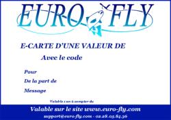 Carte cadeau Euro-Fly